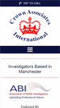 Mobile Screenshot of crownassociatesinternational.co.uk